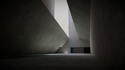 VR Art Gallery assets, prop, augmentedreality, concrete, realtime, augmented, baked, vr, ar, gallery, brutalism, 2049, art, abstract, concept, brutalistarchitecture