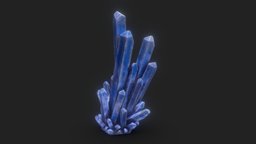Crystal crystal, stone, blue, rock, magic