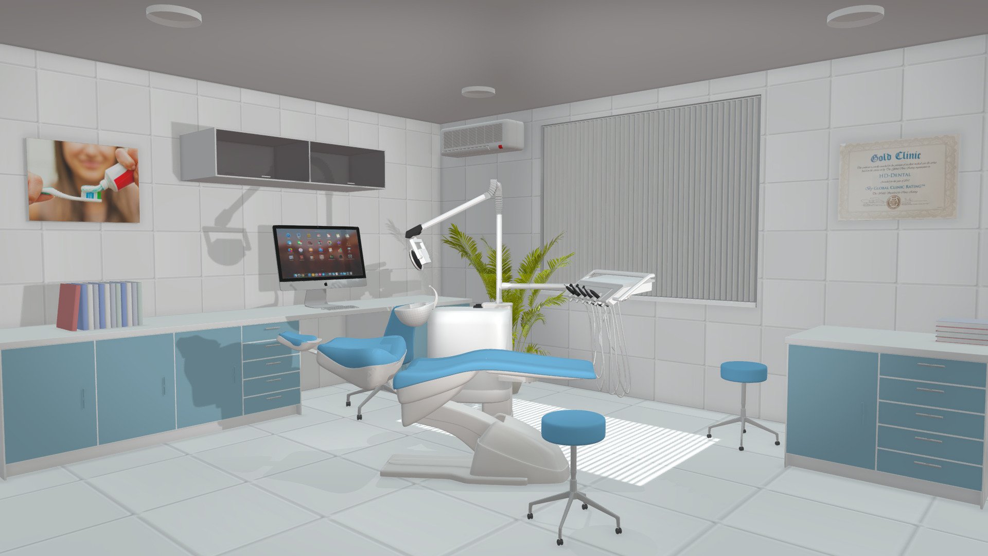 Dentist office


available in fbx with materials and textures
 - Dentist office - Buy Royalty Free 3D model by luismi93 3d model