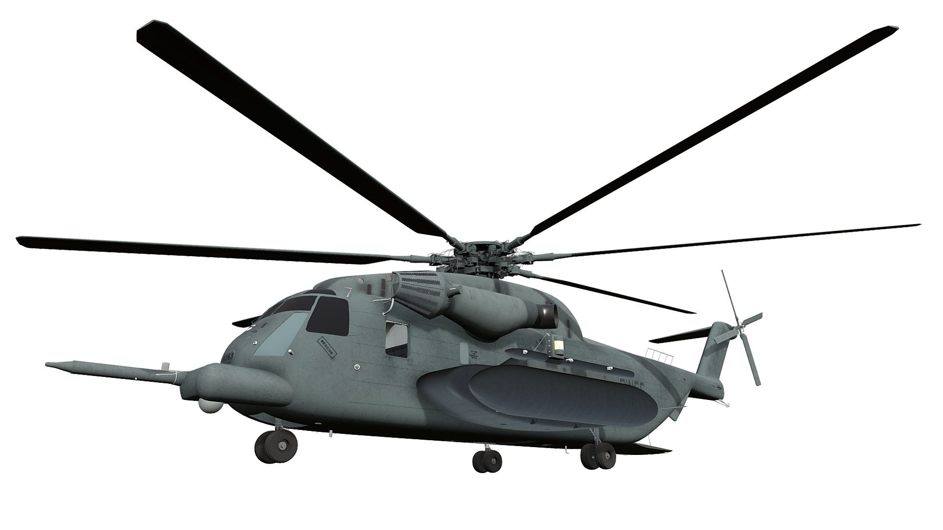 Detailed 3d model of The Sikorsky CH-53E Super Stallion.

Included Formats:

3D Studio

Lightwave

3ds Max

OBJ

Softimage - Sikorsky CH-53E Super Stallion Helicopter - Buy Royalty Free 3D model by 3DHorse 3d model