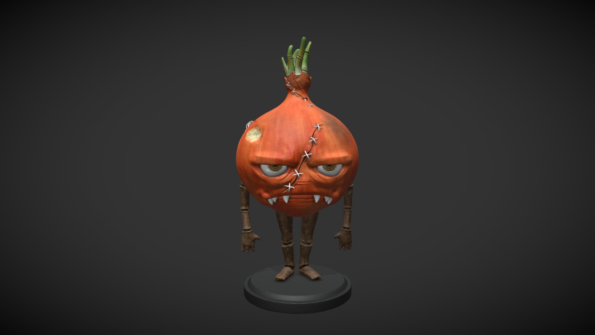 Onion - 3D model by Jbl.Tayag 3d model