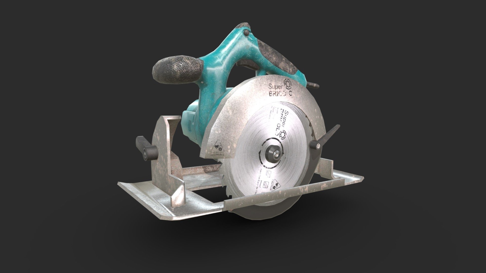 This electrical circular saw including 3 LODs and colliders. All elements are in realistic style and can be seperated (the saw blade) to be animated and ready for any game (post-apo, first person shooter, construction… ). All objects share a unique material for the best optimization for games.

Low-poly model &amp; Blender native 2.93

SPECIFICATIONS


Objects : 3
Polygons : 2526
Subdivision ready : No
Render engine : Eevee (Cycles ready)

GAME SPECS


LODs : Yes (inside FBX for Unity &amp; Unreal)
Numbers of LODs : 3
Collider : Yes
Lightmap UV : No

EXPORTED FORMATS


FBX
Collada
OBJ
GLTF

TEXTURES


Materials in scene : 1
Textures sizes : 4K
Textures types : Base Color, Metallic, Roughness, Normal (DirectX &amp; OpenGL), Heigh &amp; AO (also Unity &amp; Unreal workflow maps)
Textures format : PNG

GENERAL


Real scale : Yes
Scene objects are organized by groups

ADDITIONAL NOTES

File formats do not include textures. All textures are in a specific folder named &lsquo;Textures' - Circular Saw - Buy Royalty Free 3D model by KangaroOz 3D (@KangaroOz-3D) 3d model