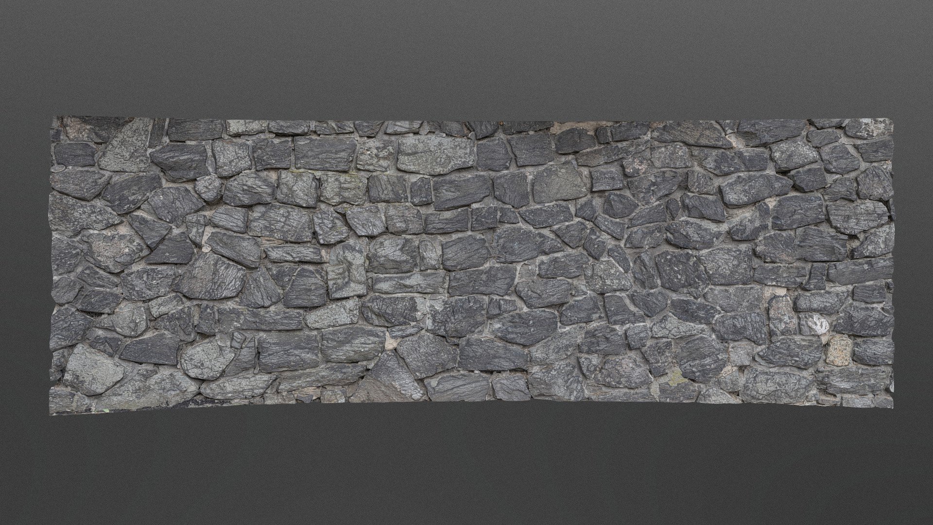 Old Medieval stone wall texture, curved a bit, with big gray stones

Sharp scanned 16K PNG texture included as additional download.

photogrammetry scan (180 x 24MP)

Scratches imperfection grunge, for displacement bump map - Stone fence wall texture - Buy Royalty Free 3D model by matousekfoto 3d model
