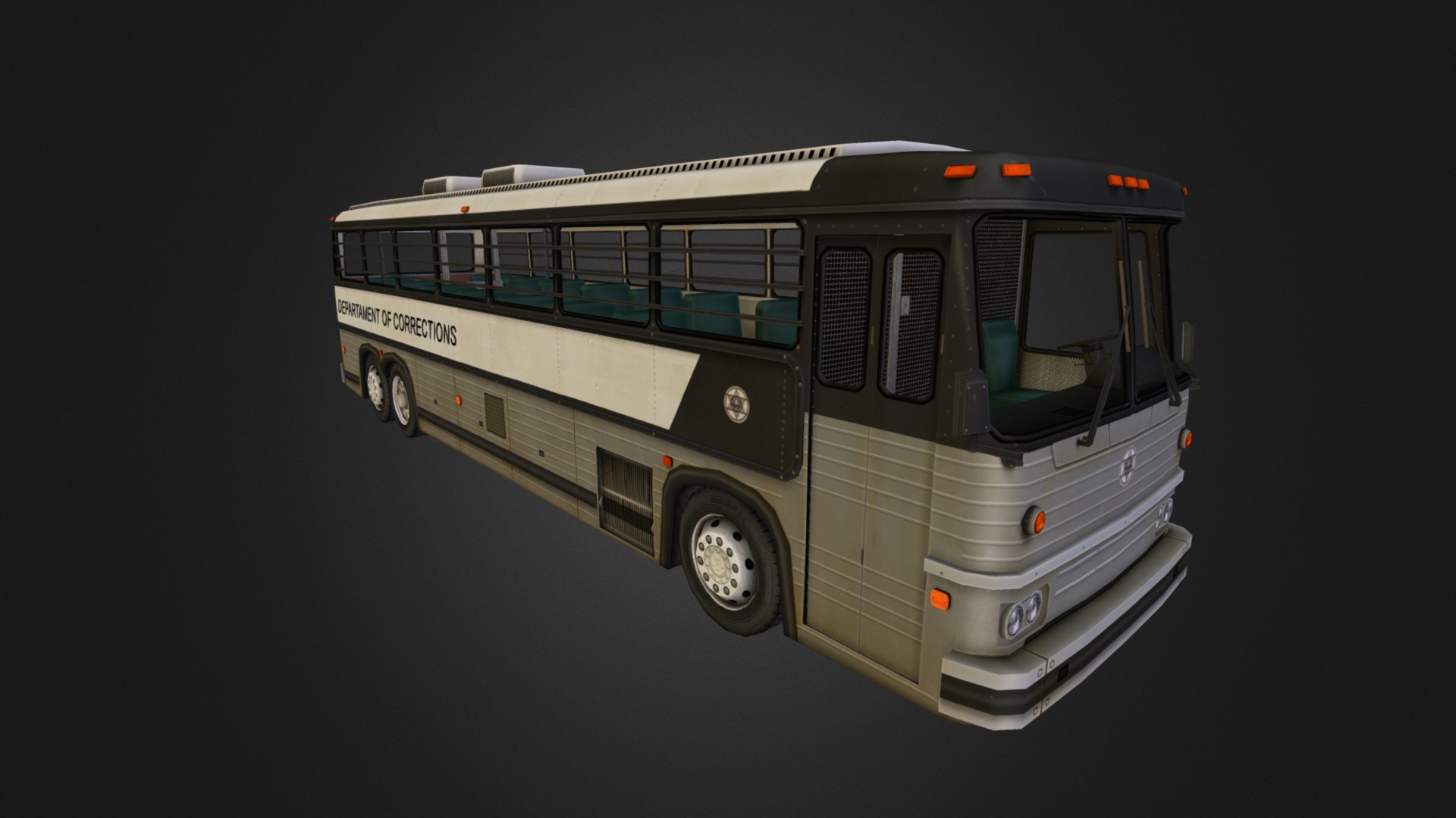 Published by 3DGarden.org - Prison bus - 3D model by shao3d 3d model