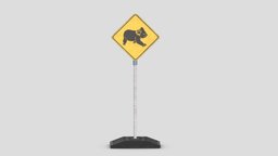 Street Sign 04 led, assets, control, set, element, traffic, urban, highway, road, signs, signage, sign, lane, dynamic, elements, freeway, variable, roadway, architecture, game, low, poly, design, structure, street, expressway