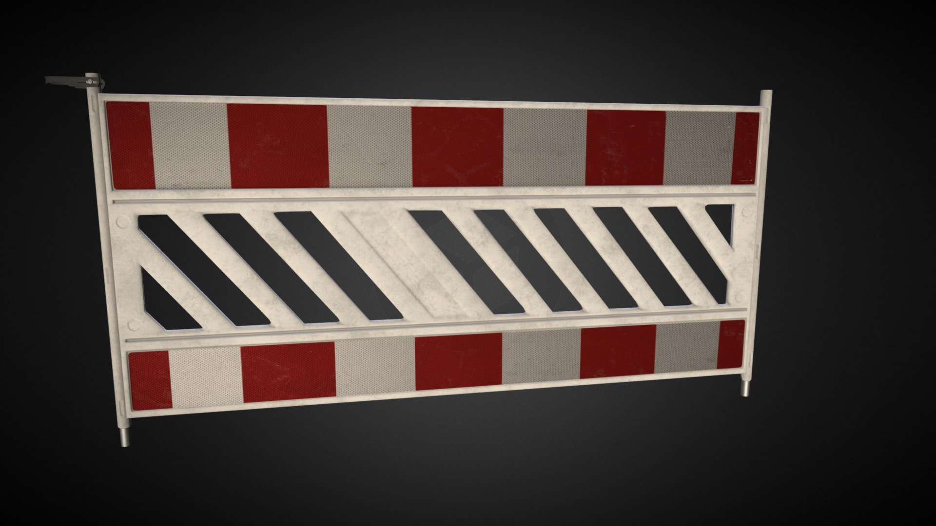 UPDATE 29/09/21: Fixed a small bug, further optimized geometry &amp; textures

Roadwork / Plastic Traffic Barrier Fence 

LP / Game Ready / 2048x2048 PBR Materials

Modeled after fences that are found on German streets but generaly used all over Europe. 

Modeled in Blender, Textured in Substance Painter.

Liking and following is just a click away and significantly boosts my self confidence, so why not do it? And let me know if you’ve used this chair, would love to see your work! High Poly &amp; 4K texture model available upon request.

Contact: hello@notoir.xyz More 3D goodness: https://notoir.xyz/featured-links/

See it in action:

 - Roadwork Barrier Fence - Low Poly Model - Buy Royalty Free 3D model by NOTOIR.XYZ (@Notoir) 3d model
