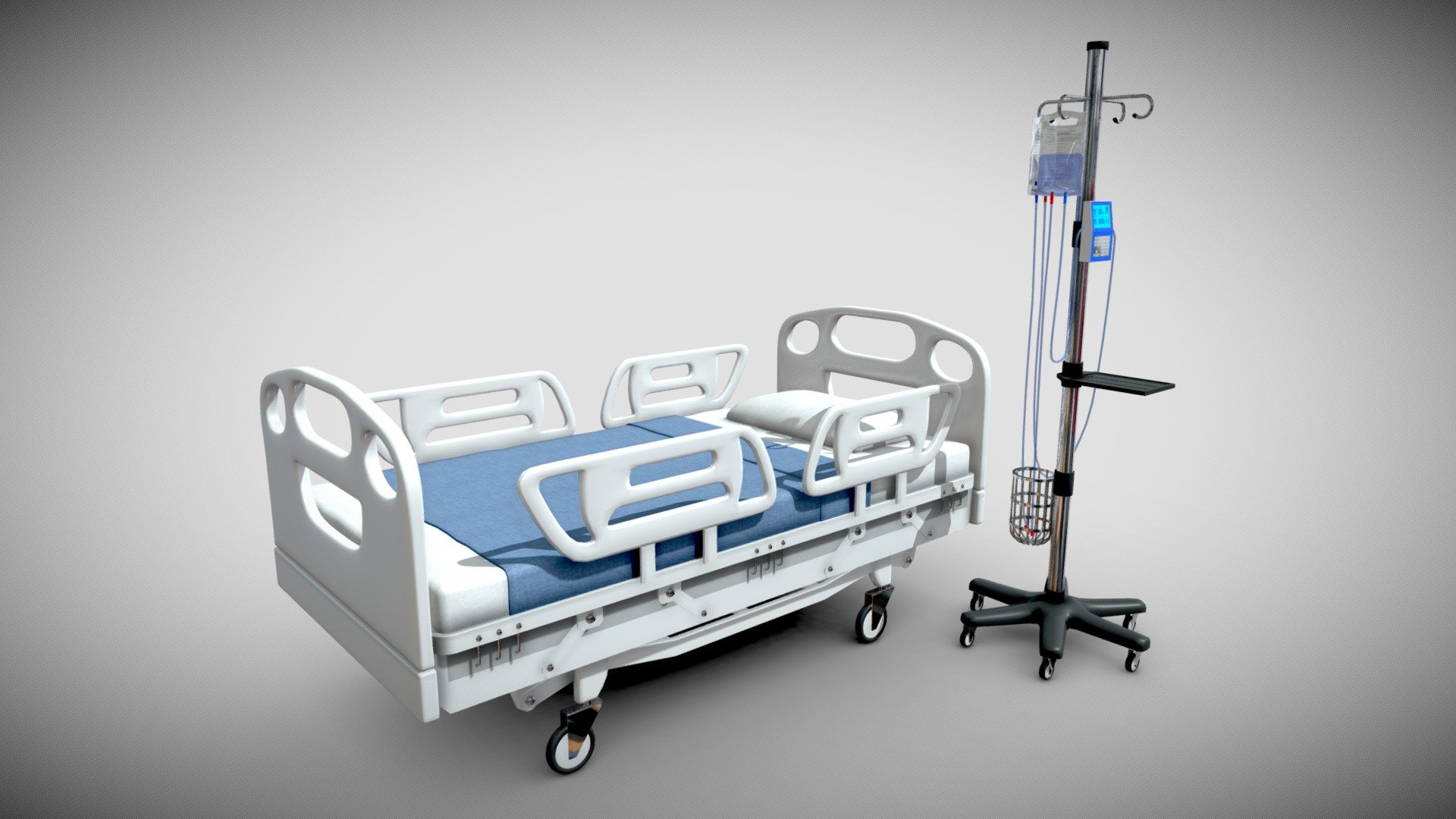 intensive care bed 3D Model 2 can be an impressive element for your projects.
low polygon, realistic image, realistic overlays, fast rendering, contains a wide variety of materials 3d model