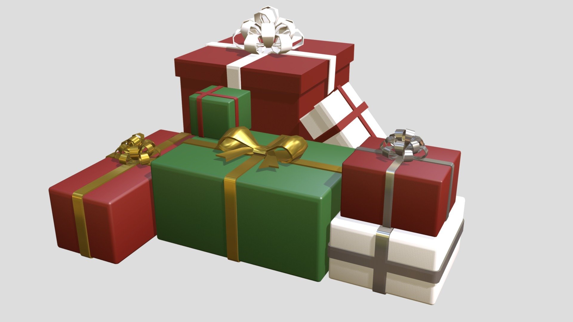 Hello everyone !

It is my pleasure to present to you these Christmas gifts that will blend in with any decor of this style! You can integrate them into all your games or animations and create a unique decor that only you have the secret ! Immerse yourself in the festive Christmas atmosphere with these Christmas gifts ! Let yourself be carried away by your imagination ! Enjoy !

Made with blender - Gifts - Buy Royalty Free 3D model by ApprenticeRaccoon 3d model