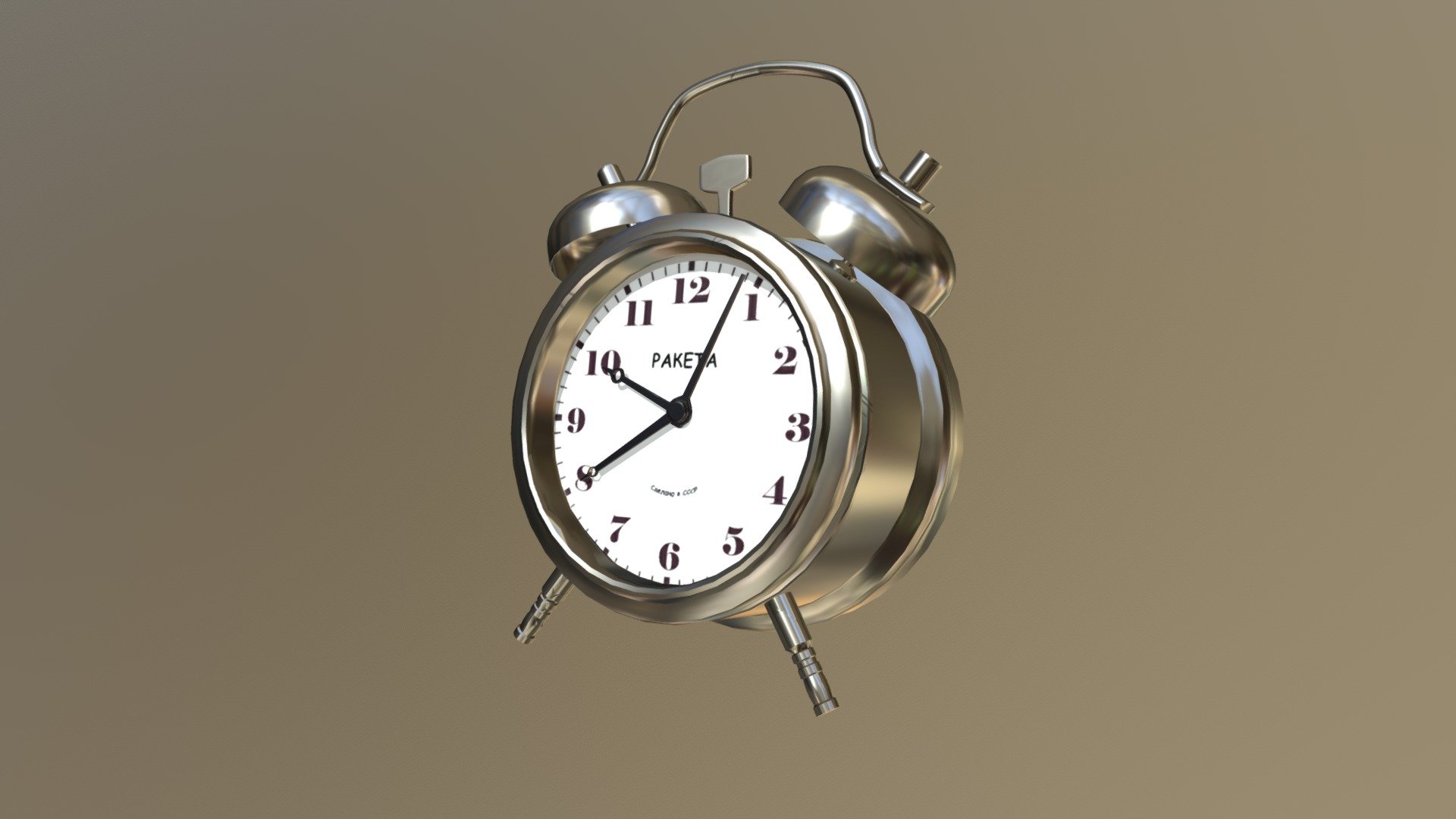This is old school alarm clock in USSR style &ldquo;Raketa