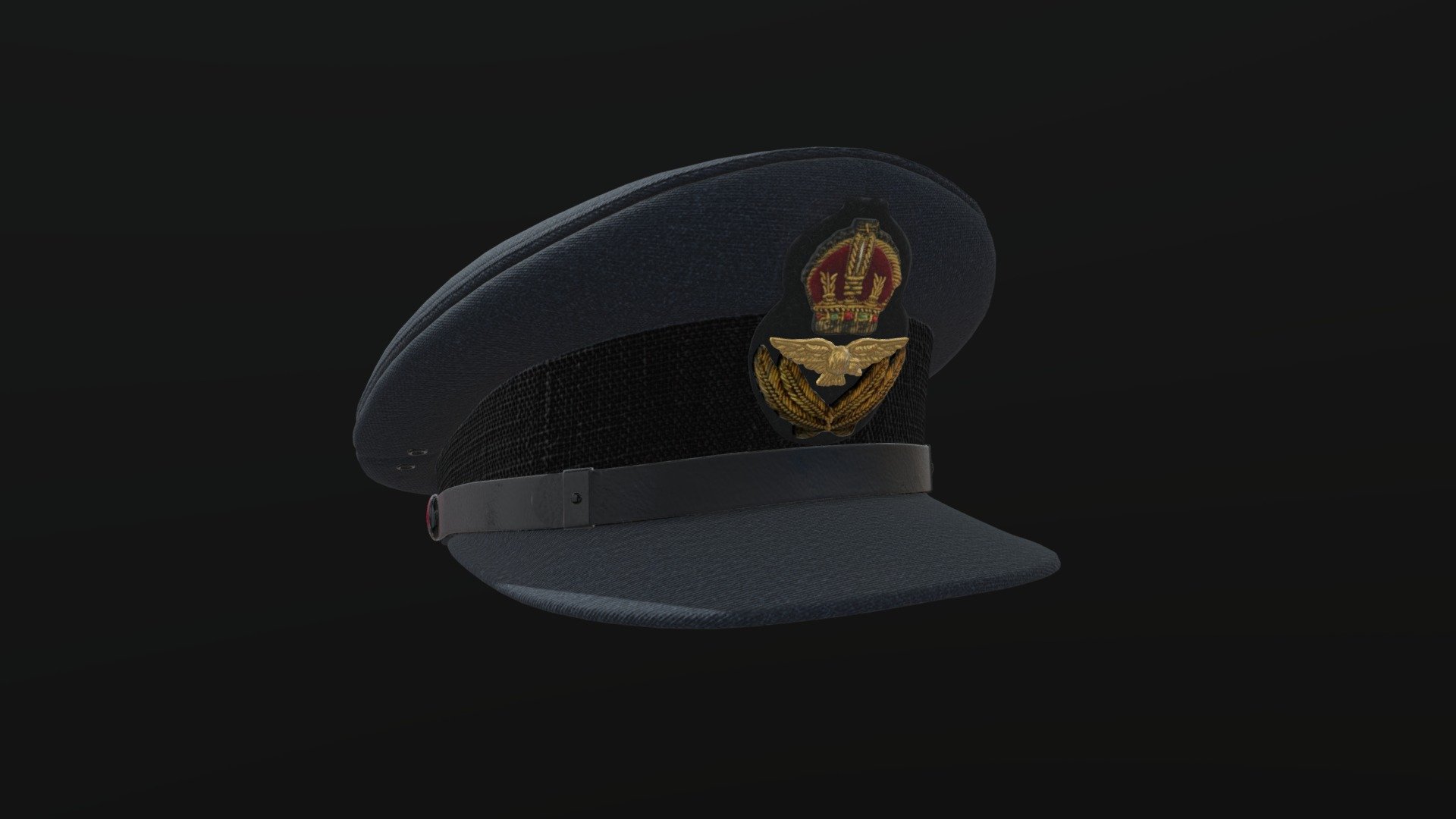 Game Model - WW2 RAF Dress Hat for Unreal Engine 3d model