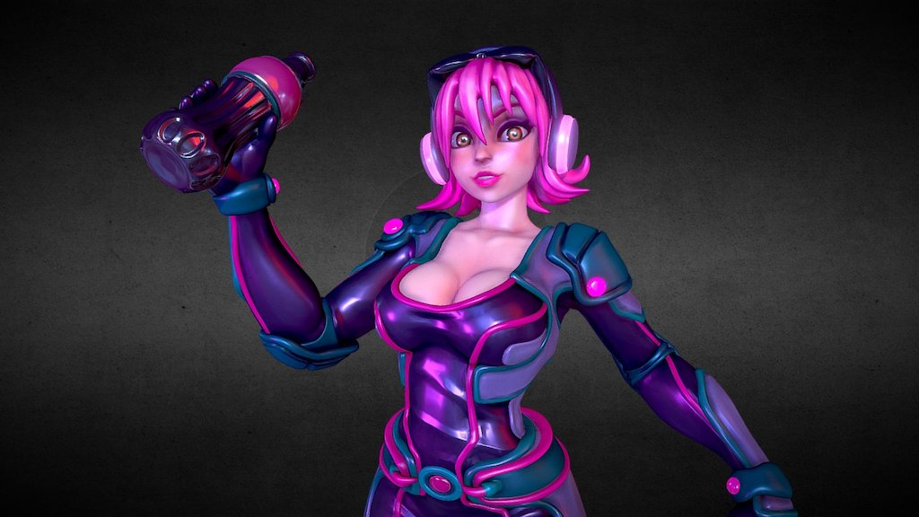 Candy and Cola as special agents 3d model