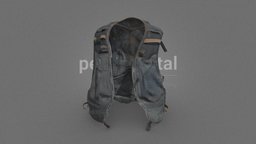 Wasteland Garments Series fashion, clothes, wasteland, backpack, costume, outfit, garment, character, clothing, perisdigital