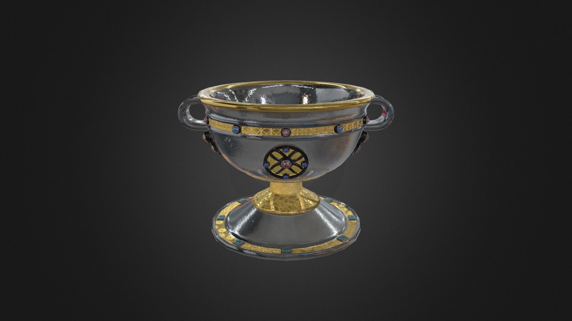3D model of the Ardagh Chalice - Ardagh Chalice - 3D model by imOmgCC 3d model