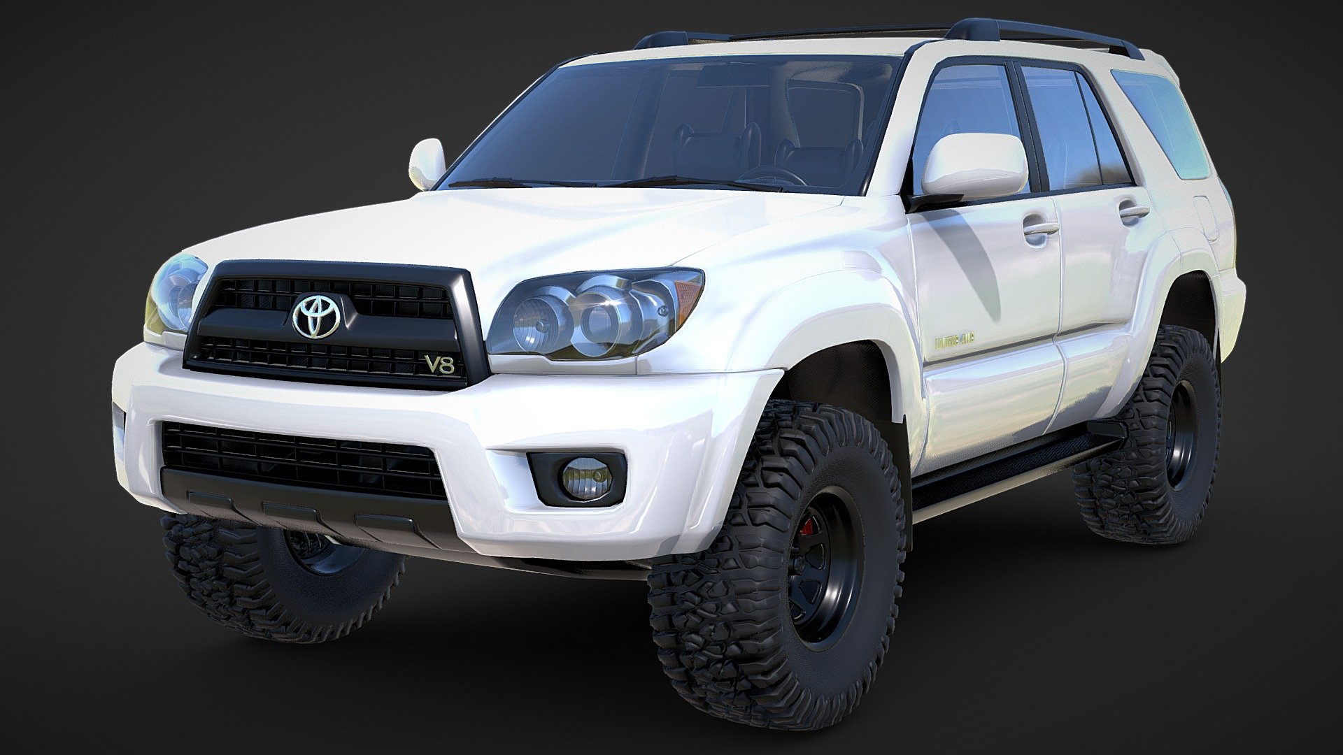 Toyota 4Runner Mk4 Stock Variation - Toyota 4Runner Mk4 Stock - Download Free 3D model by Pitstop 3D (@Pitstop3D) 3d model