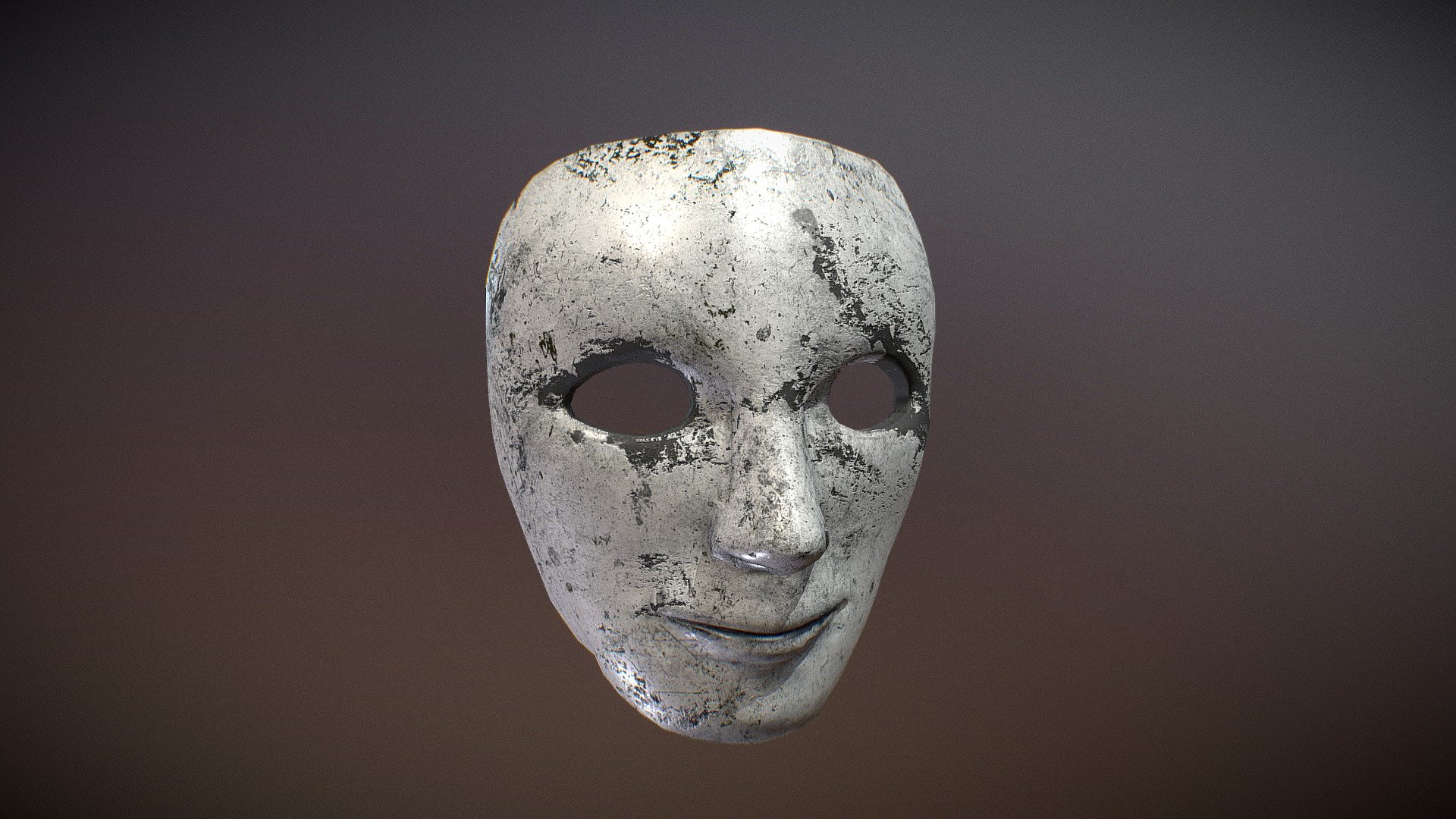 John Doe Mask, game ready for a scene in Unreal engine, Unity or in VR 3d model