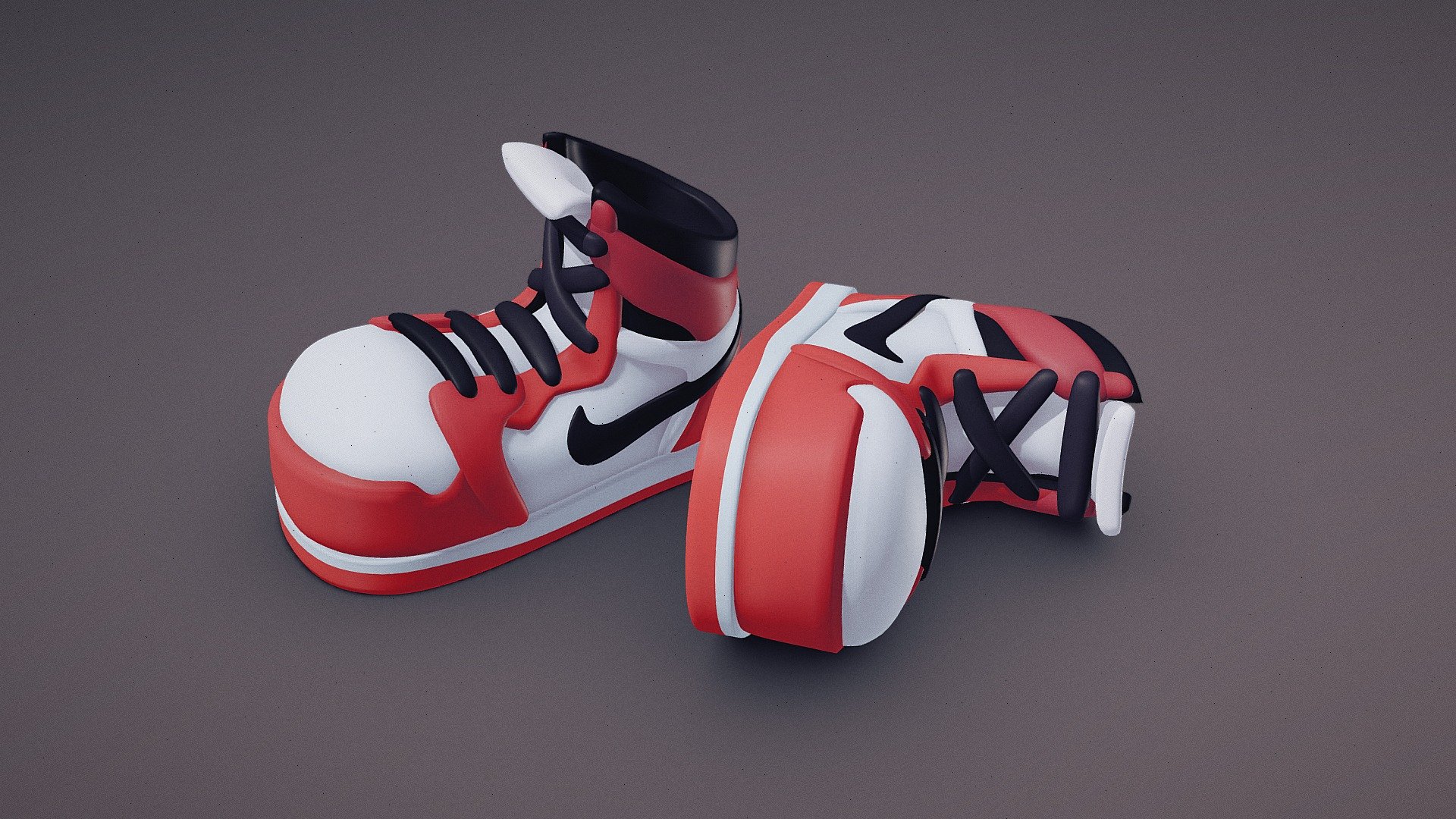 Had some free time to play around the new Blender and did these cute lil' sneaks. Hope you enjoy it! ;) - Air Jordan Retro 1 sneakers - 3D model by nk (@nkow) 3d model