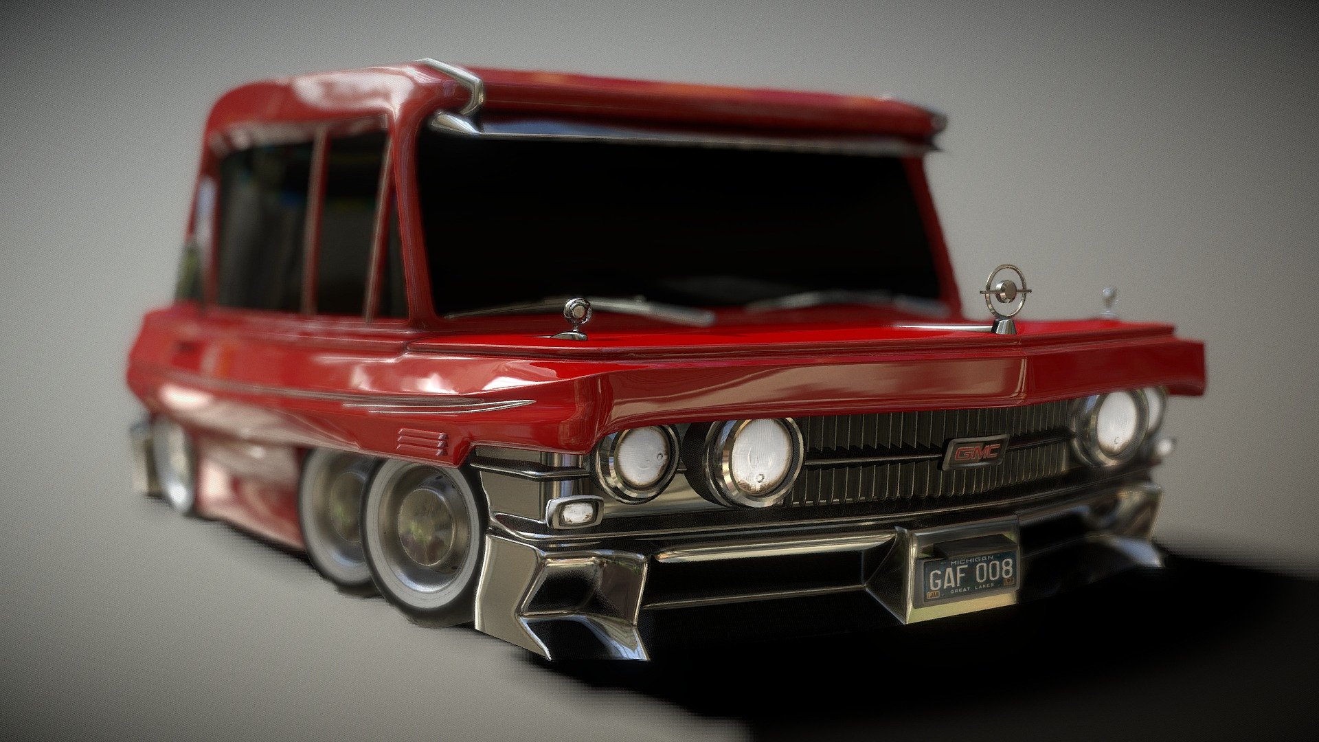 Making a car in blender is hard and this summer i learnt it and made this vintage old looking car with some caricature element to it

Check out my renders in artstation: https://www.artstation.com/artwork/wJ5od6
linktr.ee/DEDROX2K - vintage-wagon cartoon car - Download Free 3D model by DEDROX (@Raghavprasanna) 3d model