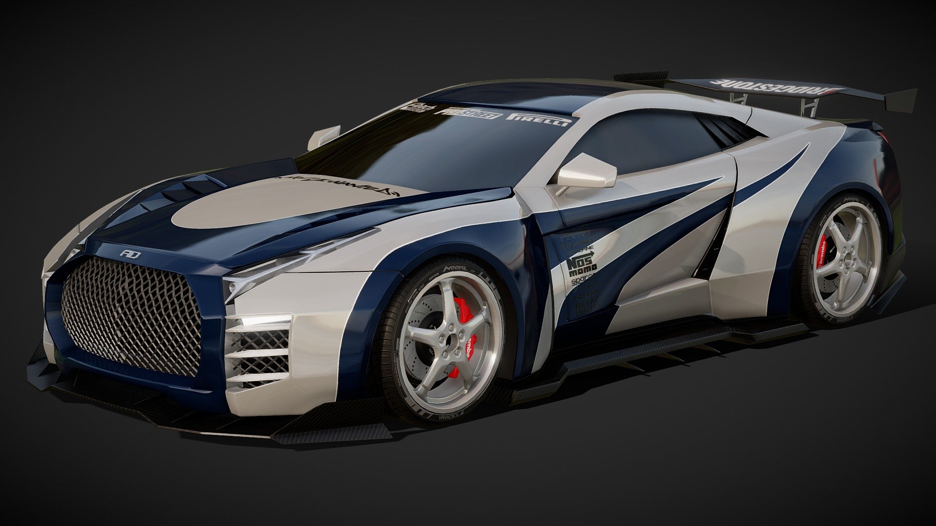 So this is a custom rip of orignally the nissan GTR, not just a body kit upgrade, its a whole new rip of the GTR, i call it the GTRs-Max. Also added the sick &ldquo;need for speed MostWanted