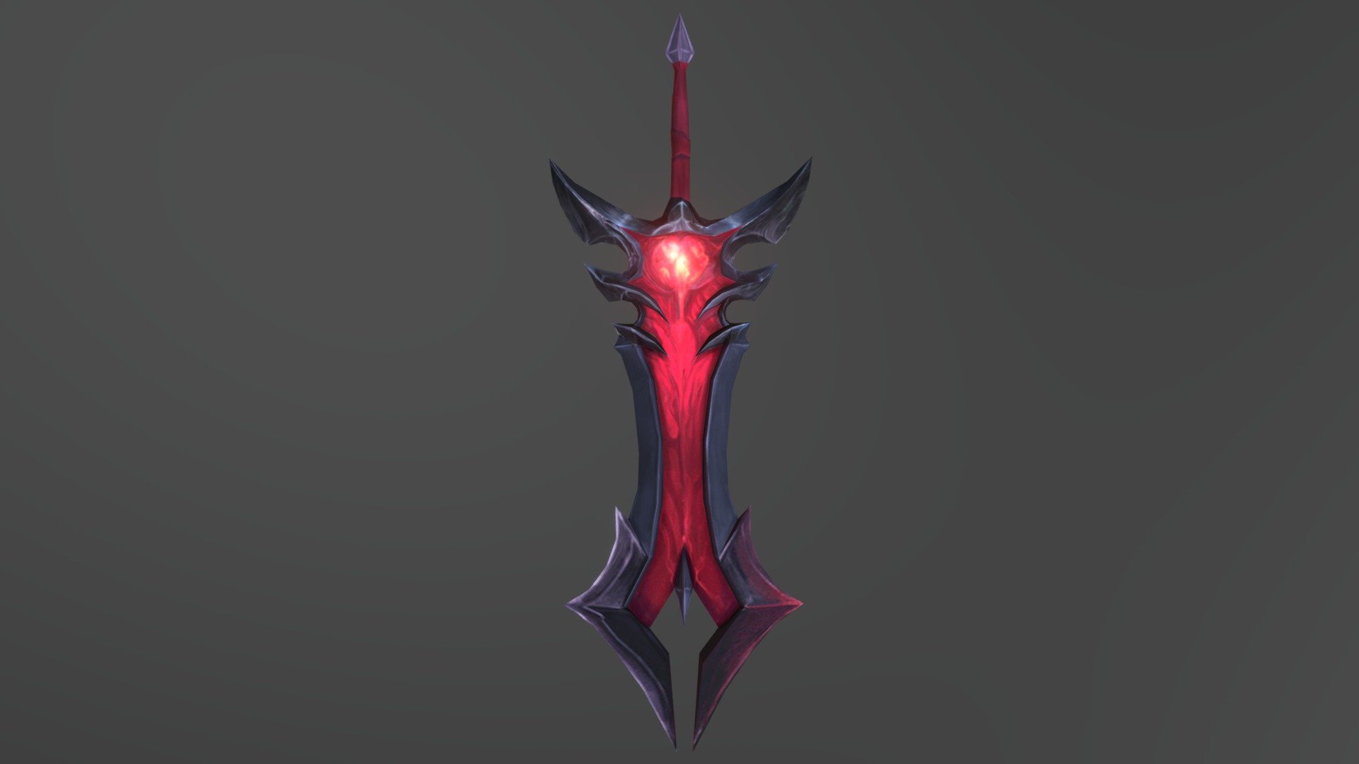 A fallen god-warrior who once threatened to destroy Runeterra, Aatrox and his kin were bound to ancient weapons and imprisoned for centuries.

That age is over.

Now, with stolen flesh warped in brutal approximation of his previous form, the Darkin Blade seeks an apocalyptic and long overdue vengeance:

Total obliteration 3d model