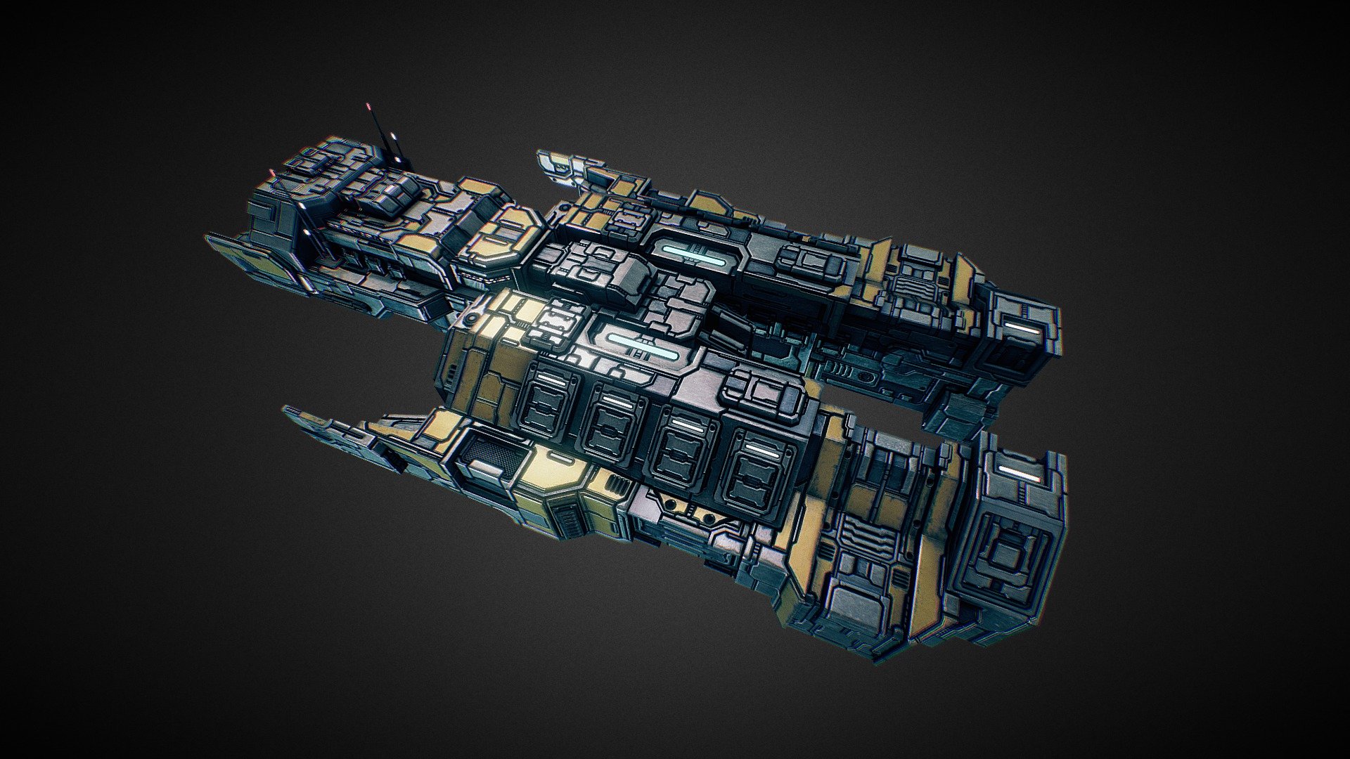 In-game model of a medium spaceship belonging to the Eclipse faction.
Learn more about the game at http://starfalltactics.com/ - Starfall Tactics — Eureka Eclipse b.cruiser - 3D model by Snowforged Entertainment (@snowforged) 3d model