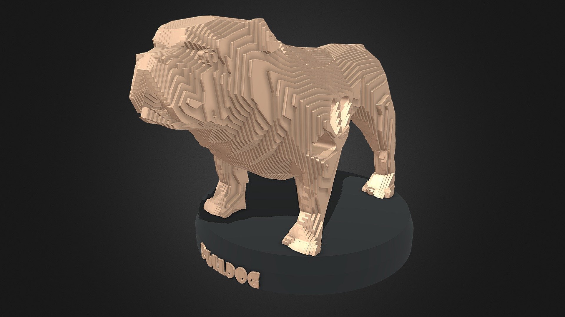 Animal 3D model with Parametric style and HDRI background, make it so cute and realistic. 

This model recommend for :


Basic modeling 
Statue
Decorate
exhabition
Toy
Game Material
visualization

Have fun  :) - Parametric V Old Bulldog - Buy Royalty Free 3D model by Puppy3D 3d model