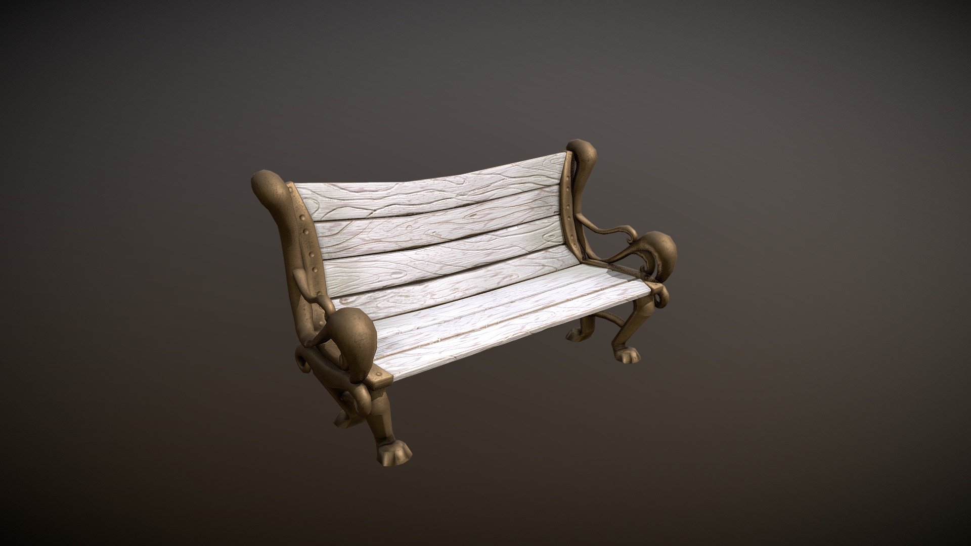 A heavly stylized and hand painted bench.

Low poly

Triangles: 3,602

Set of 2k textures (so you can reduce texture size to own requirements) includes: Metal, Roughness, Normal, Base color - Stylized bench - Download Free 3D model by Murthag997 3d model