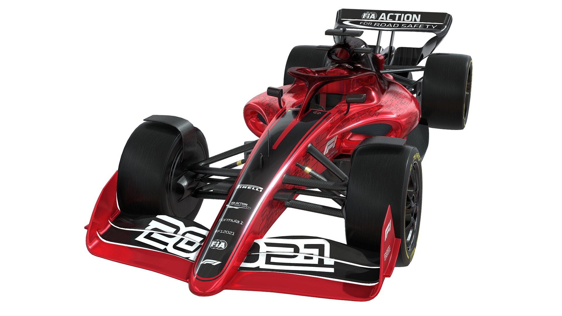F1 2021 3d Car - 3D model by iiclab 3d model