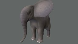 Sculpted Elephant sculpt, elephant, mudbox, detailed, maya2017, art, texture, model, animal, sculpture, 3dmodeling, highpoly
