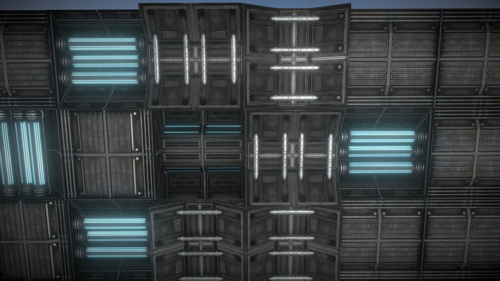 Four ceiling components.

Blender Time lapse:
https://www.youtube.com/watch?v=3KQDaYrlsuo






 - Modular Sci-Fi-Set (Ceiling Components) - 3D model by 3DHaupt (@dennish2010) 3d model