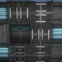 Modular Sci-Fi-Set (Ceiling Components) ceiling, blender-3d, components, modular-sci-fi-set, 3dhaupt, blender, blender3d, sci-fi, modular