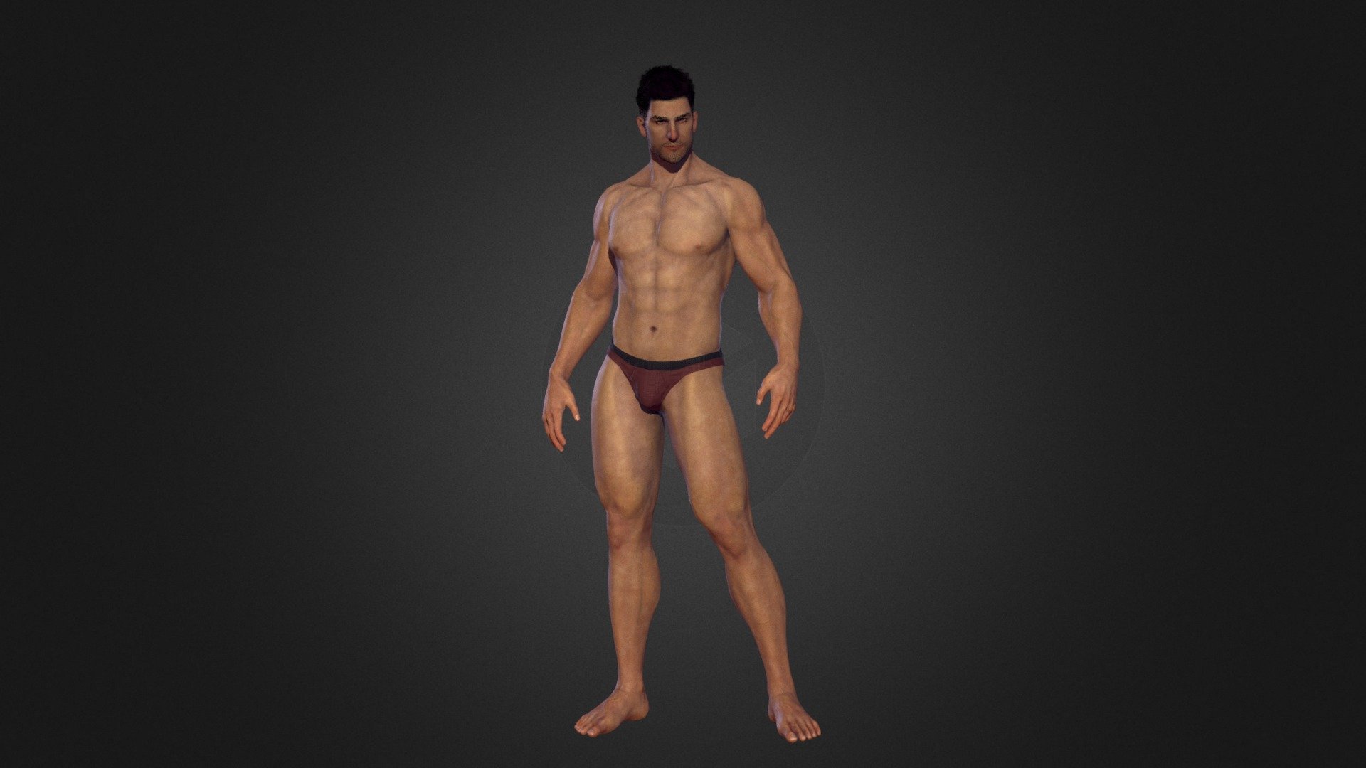 New character body，late to add equipment，need use the computer to watch - CharacterBody - 3D model by ekinfans 3d model