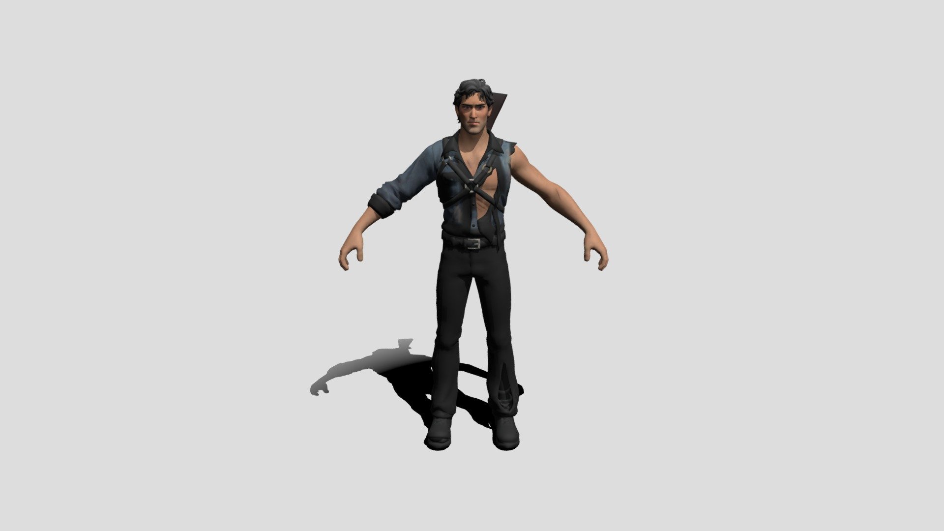 sorry for the long wait but here you have it with textures and everything - fortnite ash williams reuploaded - Download Free 3D model by ariwebb19 3d model