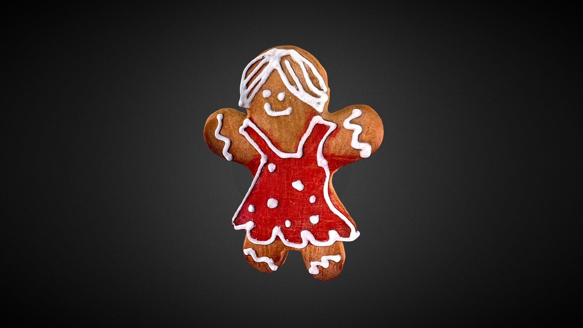 Gingerbread girl scanned with polycam 3d model