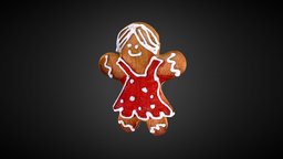 Gingerbread Girl 1 christmas, woman, gingerbread, photoscan, girl, photogrammetry