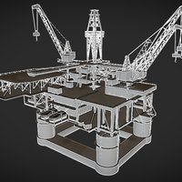 Oil Rig Block Out 