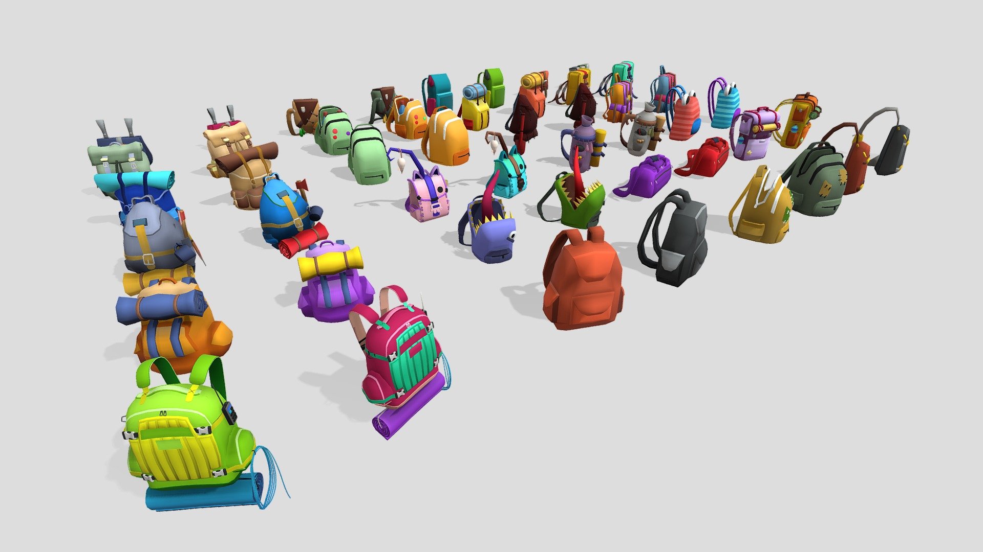 Backpack

Unity Link :Magic2pow : Lowpoly Backpack - Lowpoly Backpack - 3D model by Magic2pow 3d model