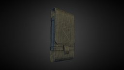 Tactical Phone Pouch vintage, worn, equipment, rusted, dirt, phone, tactical, pouches, substancepainter, substance