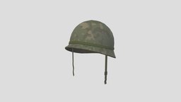 Army Helmet armor, soldier, army, camo, combat, battle, camouflage, vietnam, wear, protect, helmet, military, gear, war