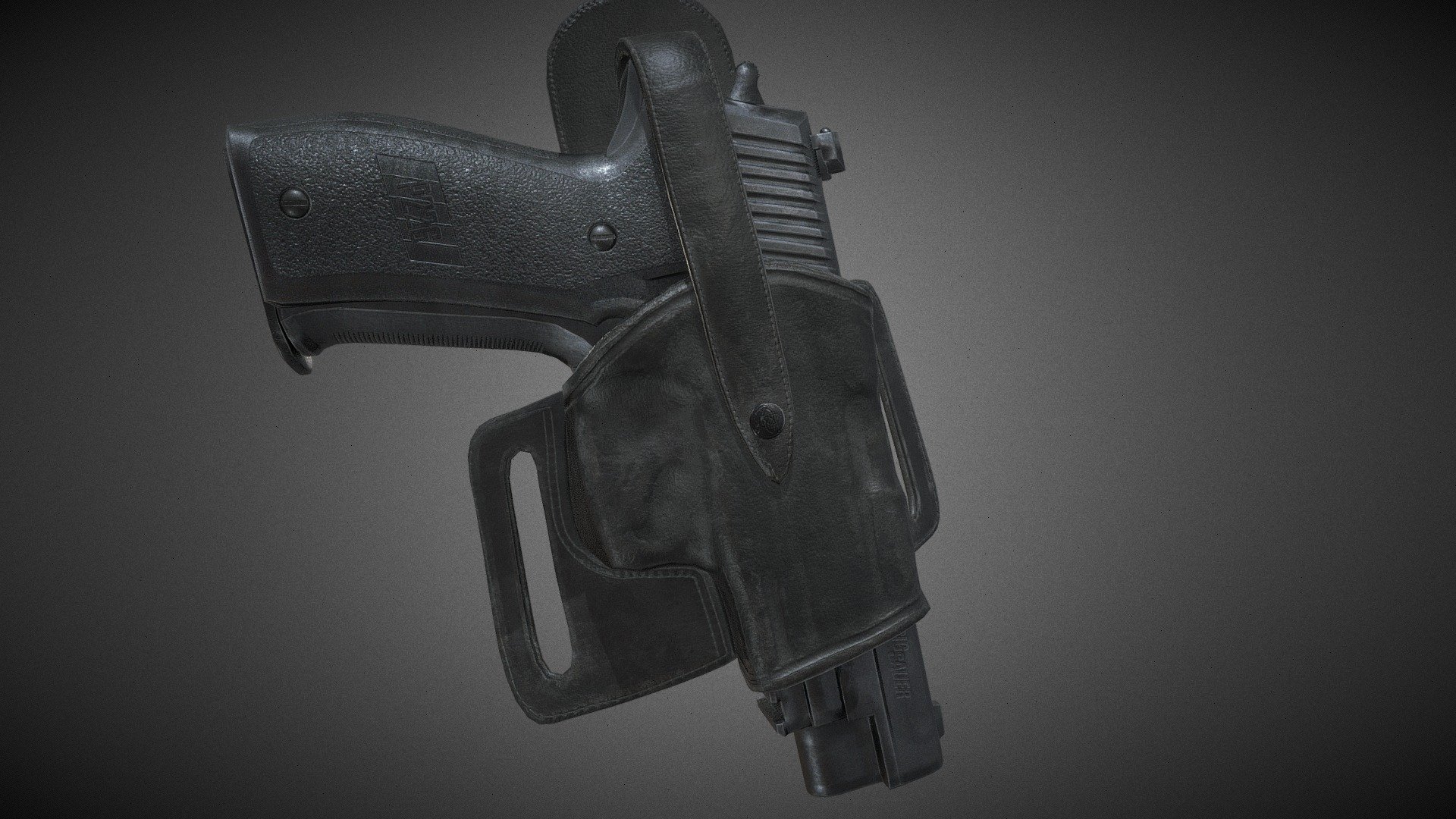 LowPoly P226-Holster - P226-Holster - Buy Royalty Free 3D model by alanmercer1997 3d model