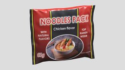 Noodles Pack 01 Low Poly PBR Realistic