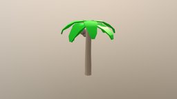 Palmera Lowpoly (Palm Tree) tree, palm, palma, palmera, lowpoly, rbol