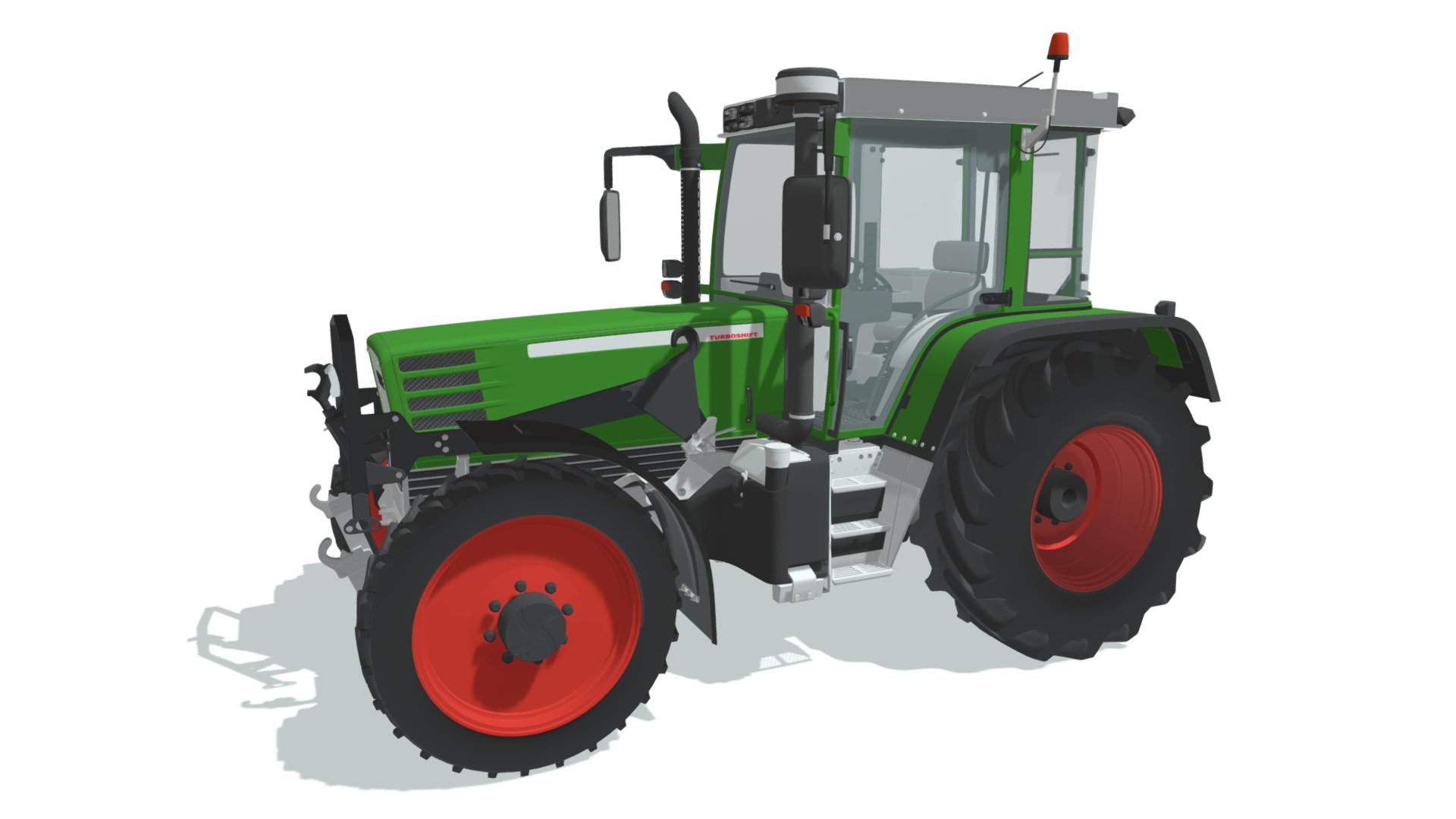 Detailed 3d model of tractor.
Model is high resolution and perfect for close-up detailed renders.
Semi interior details 3d model