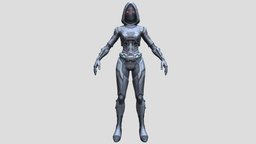 Ghost(Textured)(Rigged) marvel, ant-man, character, 3dmodel, ghost, villian-hero
