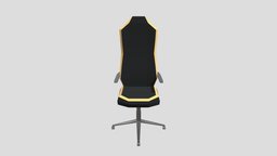 Low-Poly Gaming Chair office, gaming, lowpoly, chair