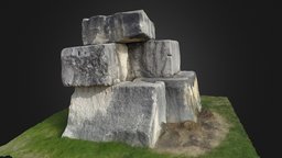 Limestones stacked
