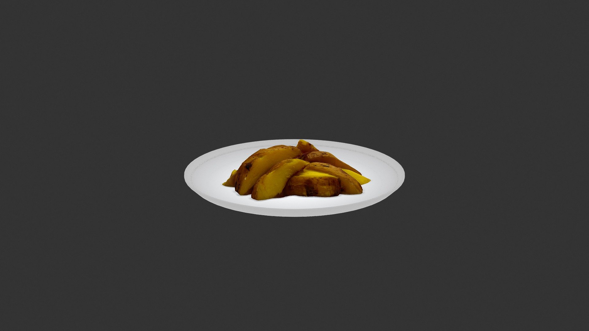 Potato Slices - 3D model by alex.alexandrov.a 3d model
