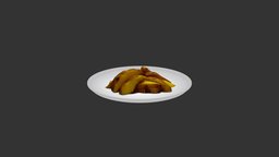 Potato Slices photogrammetry, 3dmodel