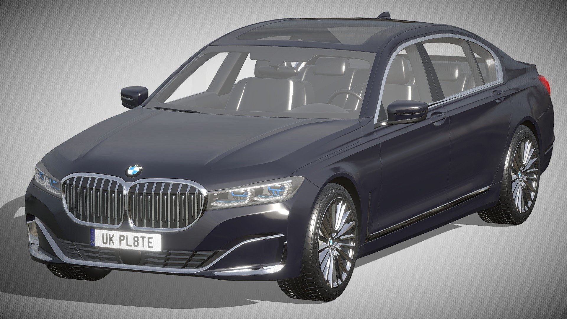 BMW 750Li

https://www.bmw.ru/ru/all-models/7-series/sedan/2019/bmw-7-series-sedan-inspire.html

Clean geometry Light weight model, yet completely detailed for HI-Res renders. Use for movies, Advertisements or games

Corona render and materials

All textures include in *.rar files

Lighting setup is not included in the file! - Bmw 750LI - Buy Royalty Free 3D model by zifir3d 3d model