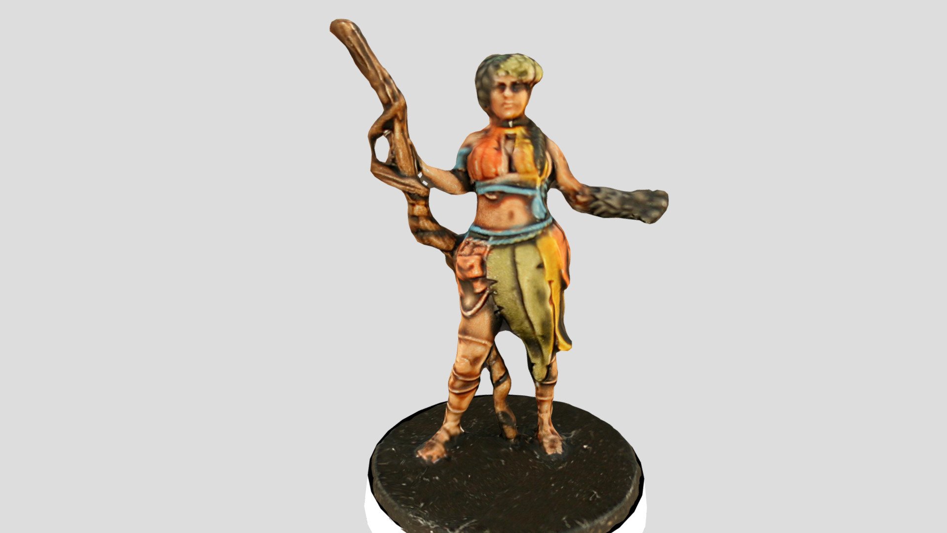 Is based on the HeroQuest Mythic druid hero 3d model