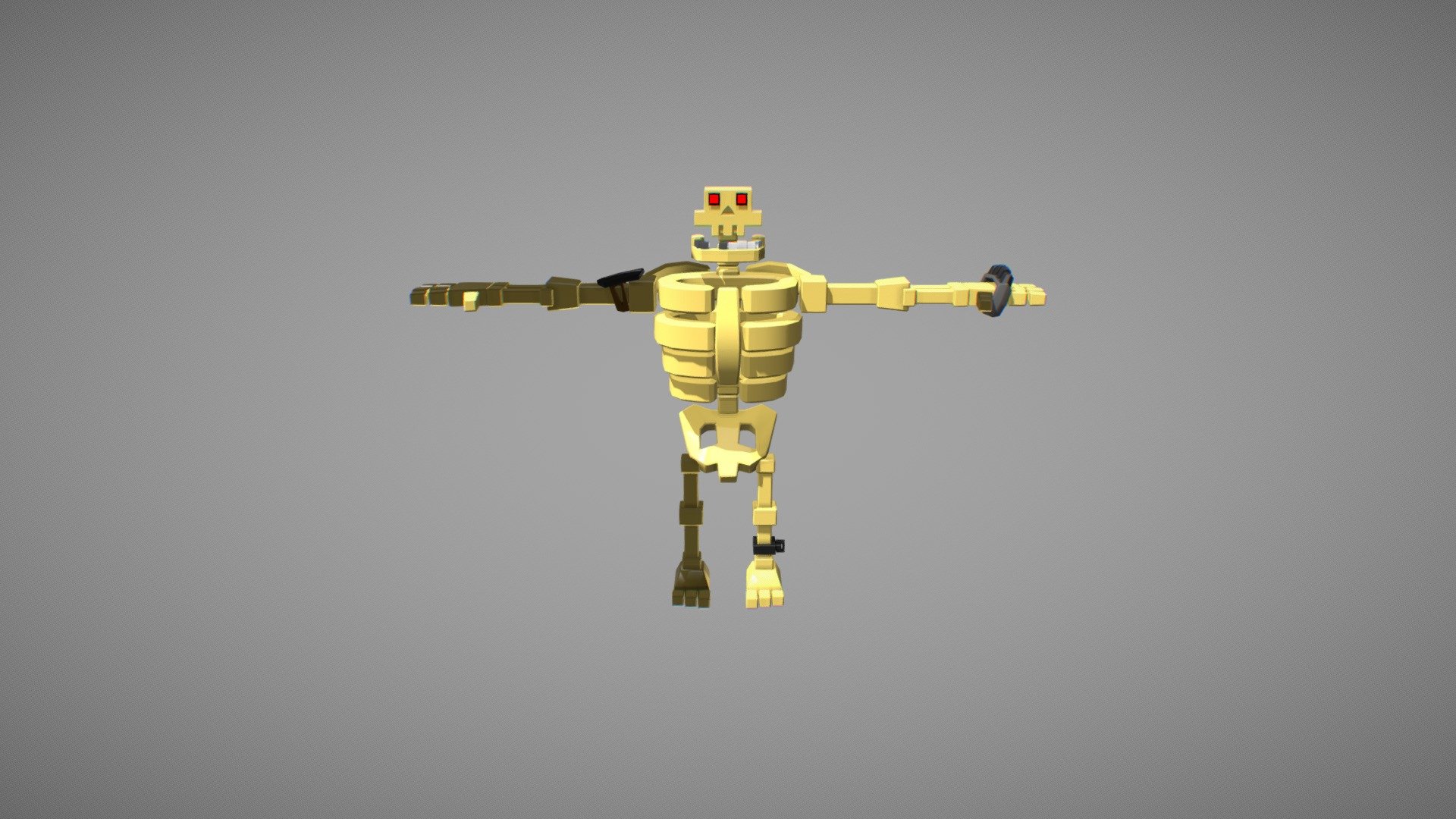 [EN]
Skeletor fighter is perfect as the first opponent. 
Animations:
Idle, Run, Attack1, Attack2, Attack3, Hit, Dead.

[PL]
Szkielet  wojownik jest idealny jako pierwszy przeciwnik.
Animacje
Idle, Bieg, Atak1, Atak2, Atak3, Otrzymanie obrażeń, Śmierć - Skeletor fighter - Download Free 3D model by jezusek 3d model